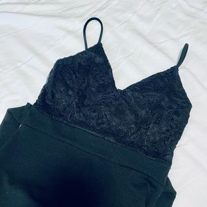 Black Jumpsuit with flared leg